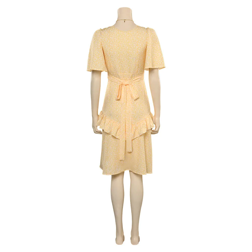 Barbie Cosplay Costume Yellow Dress Outfits Halloween Carnival Suit