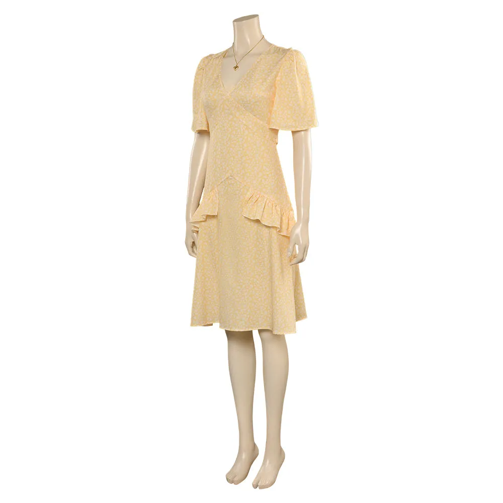 Barbie Cosplay Costume Yellow Dress Outfits Halloween Carnival Suit