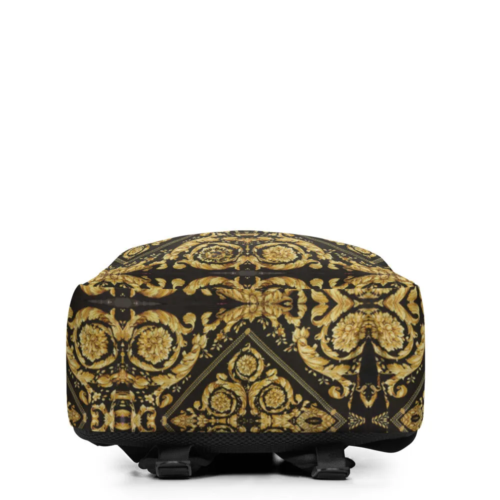 Baroque Print Minimalist Backpack
