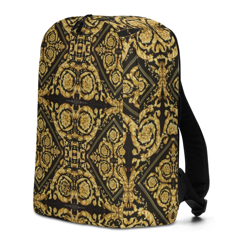 Baroque Print Minimalist Backpack