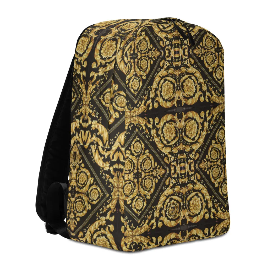 Baroque Print Minimalist Backpack