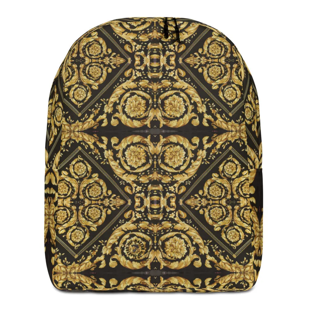 Baroque Print Minimalist Backpack