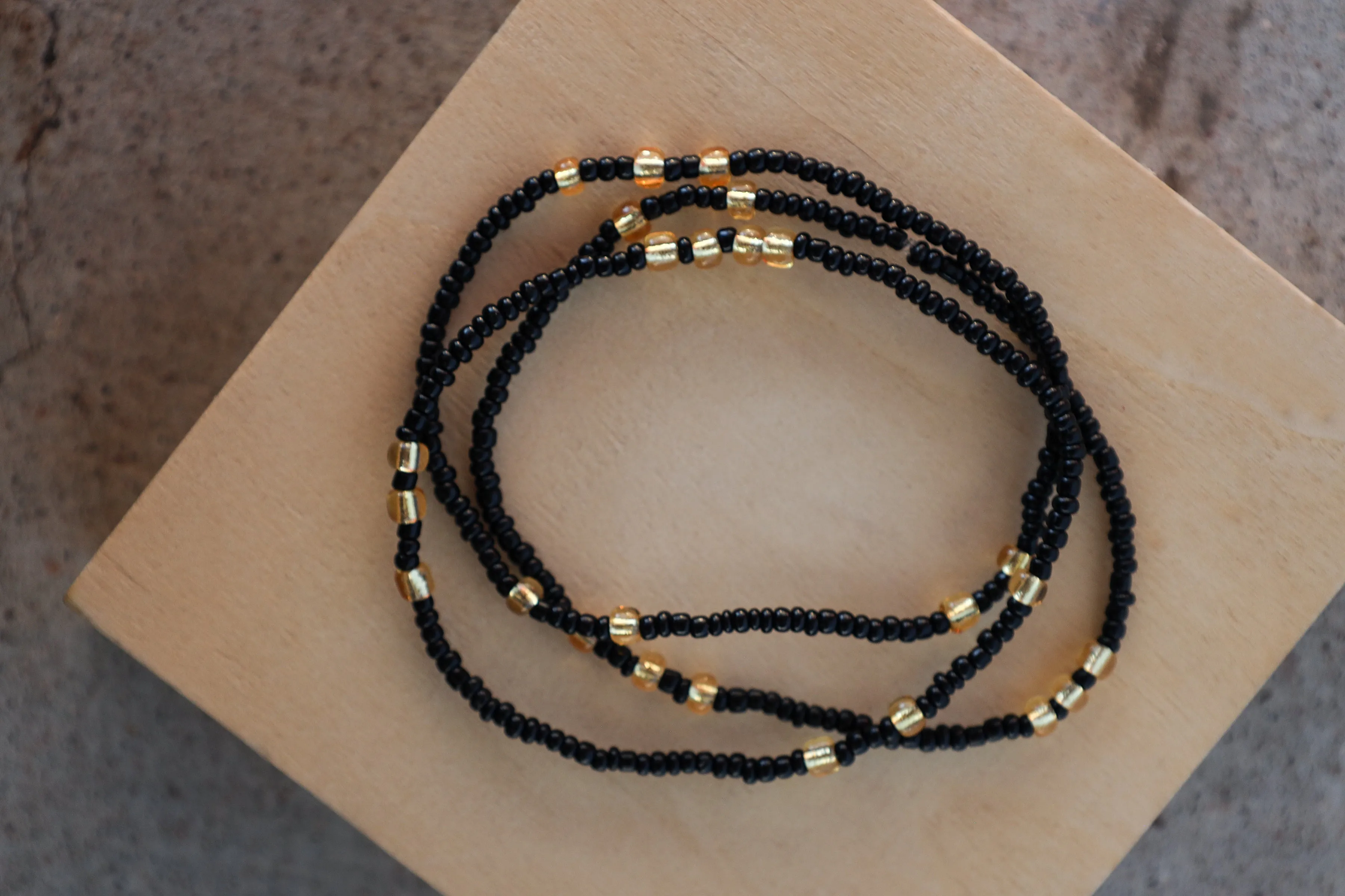 Beaded Bracelet - Black