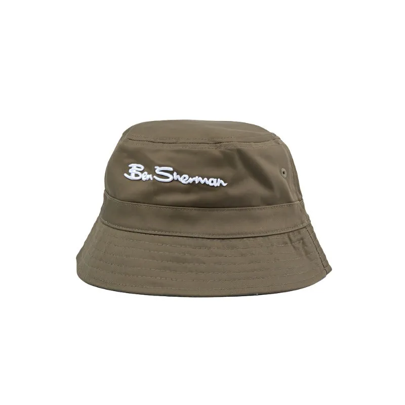 Ben Sherman Bucket Hat - Olive