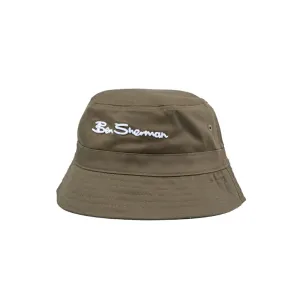 Ben Sherman Bucket Hat - Olive
