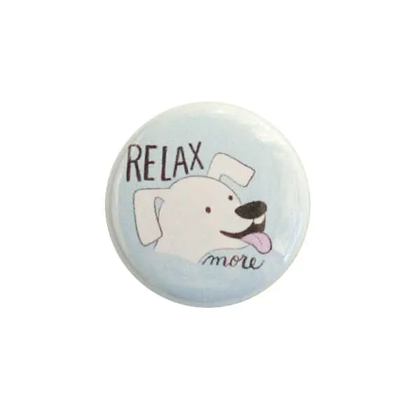 Beth Spencer Relax More Pin