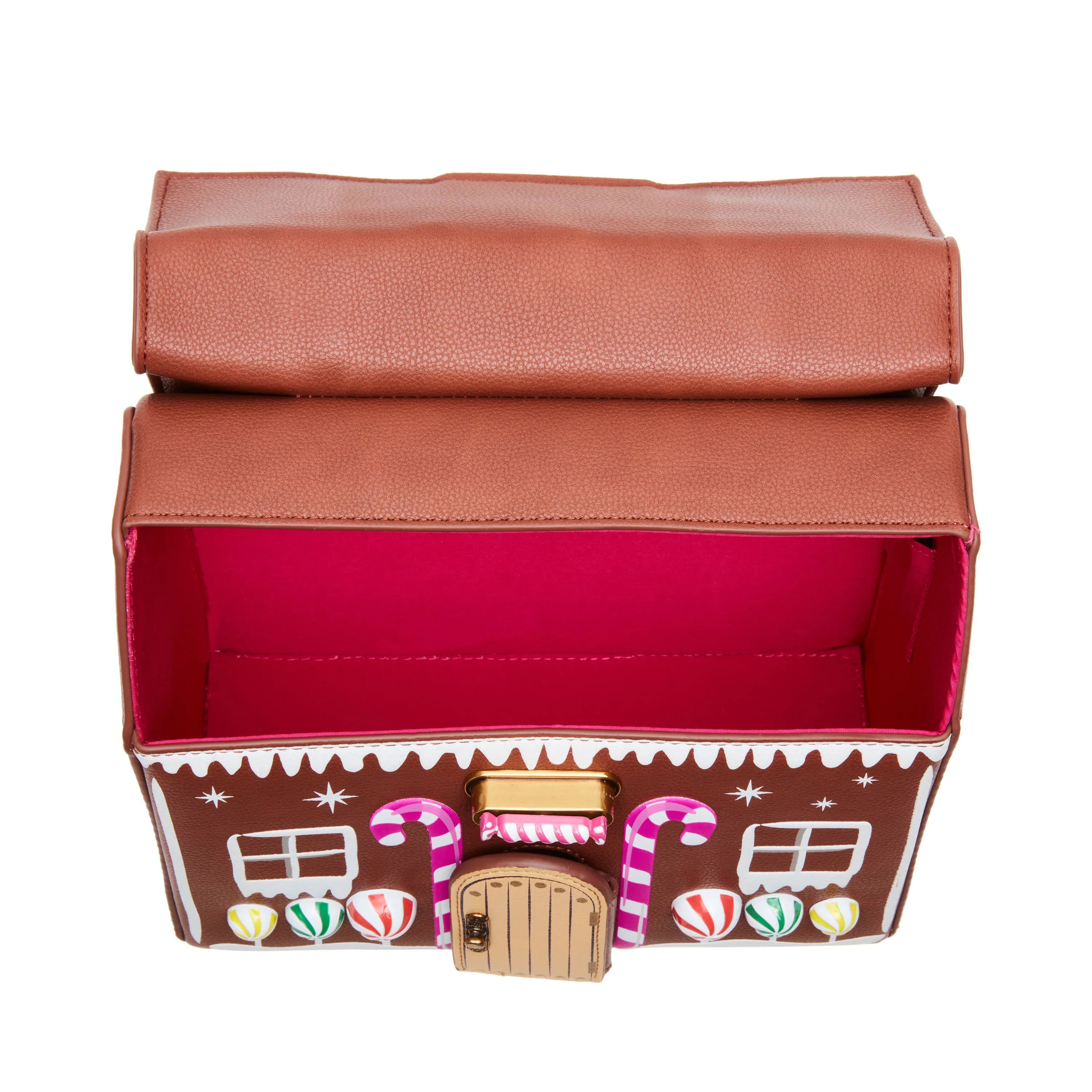 Betsey Johnson Kitsch Gingerbread House Light Up Crossbody Bag