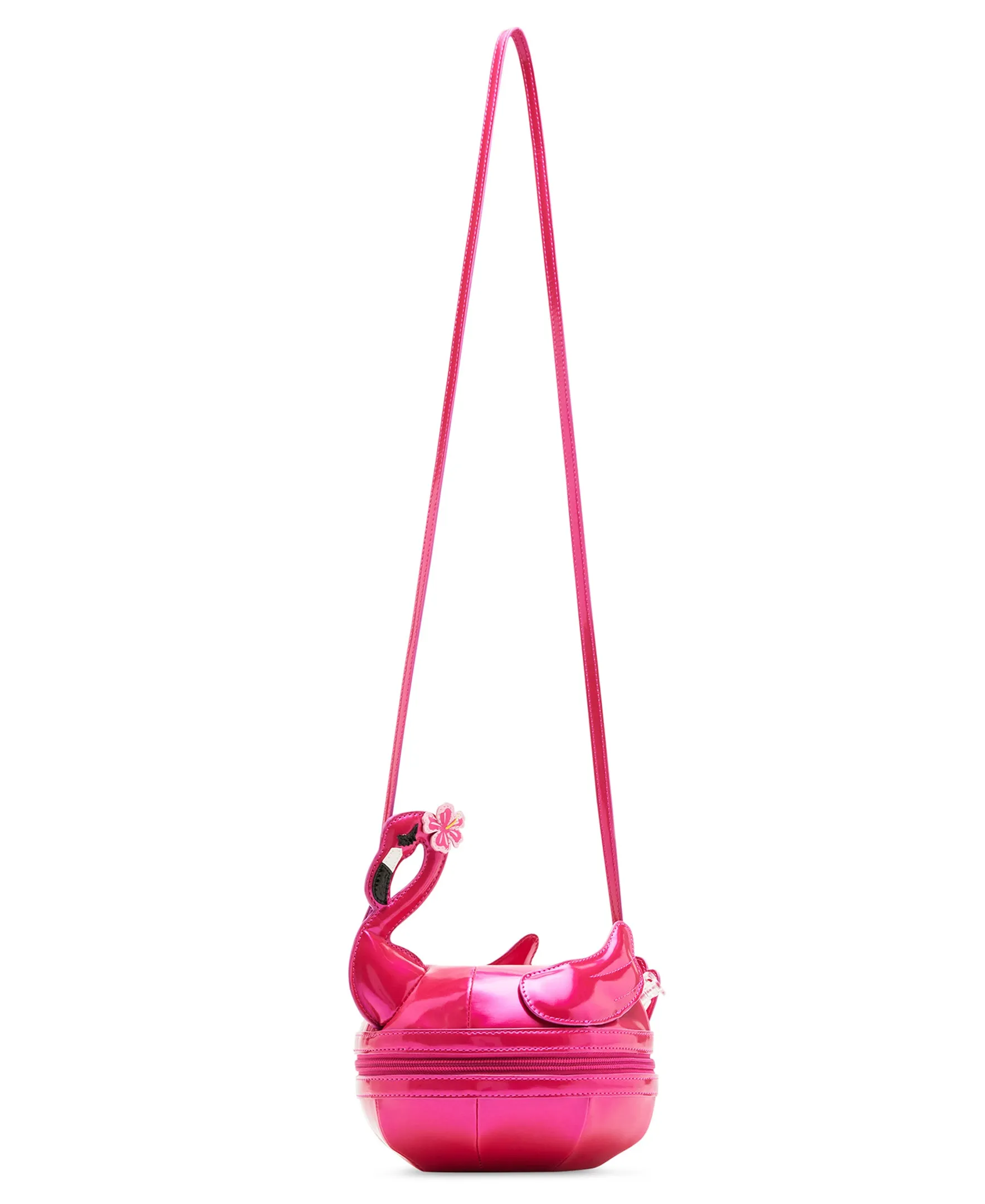 Betsey Johnson Kitsch Hot As Flock Flamingo Crossbody Bag