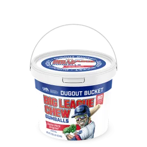 Big League Chew 80ct Gumball Bucket