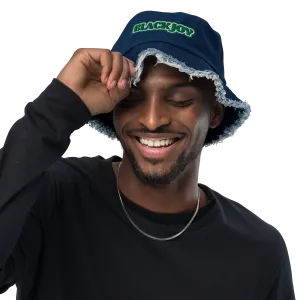 Black Joy denim bucket hat