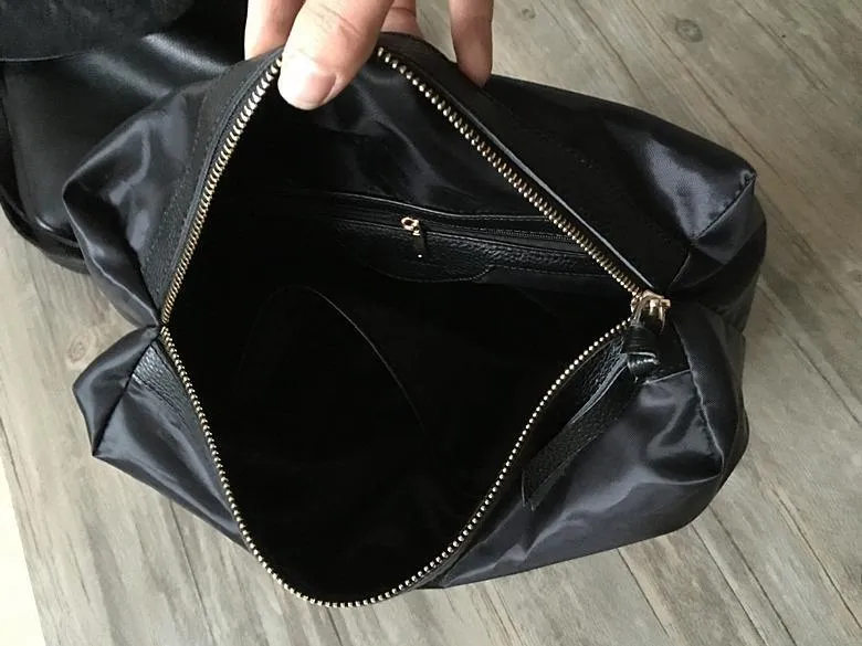 Black Stylish Cute Leather Tote Bag Shoulder Bag Crossbody Tote For Women
