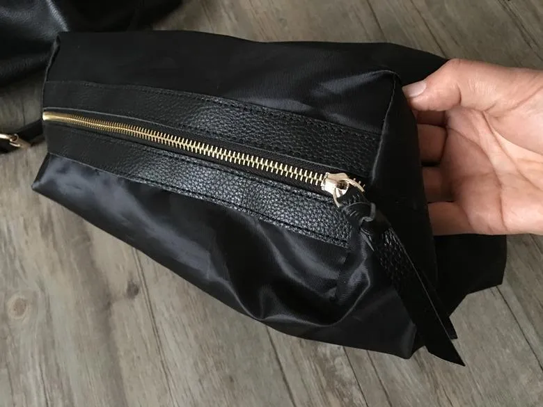 Black Stylish Cute Leather Tote Bag Shoulder Bag Crossbody Tote For Women