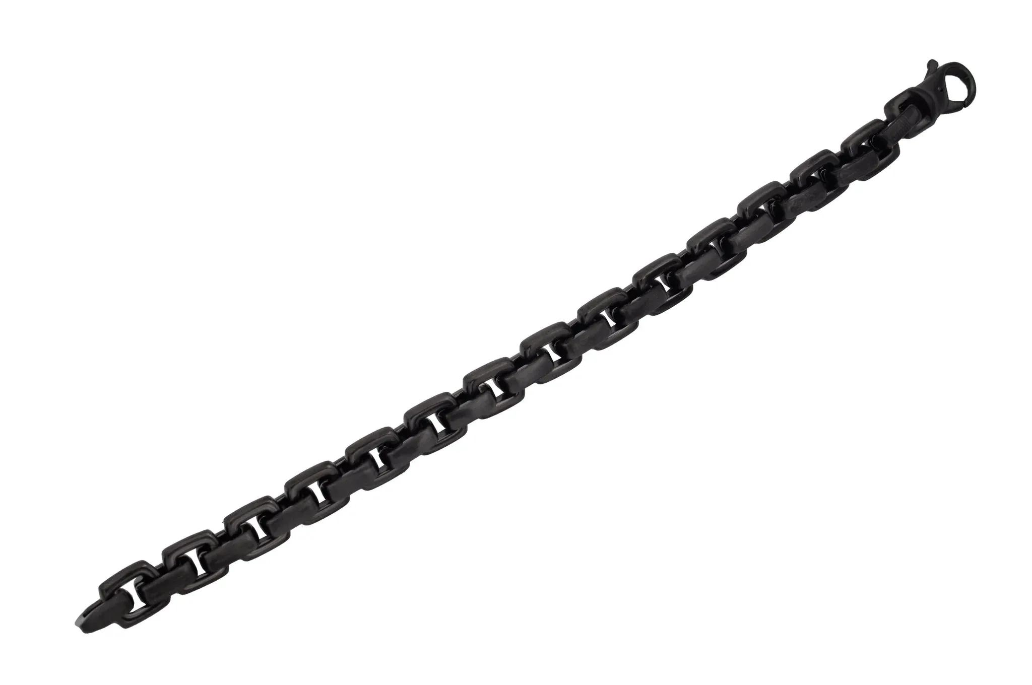 Blackjack Men's Bracelet Black SS Chain Link BJB259B