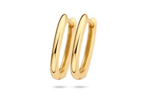 Blush - Boucles d'oreilles créoles - Or Jaune 14k (7219YGO)