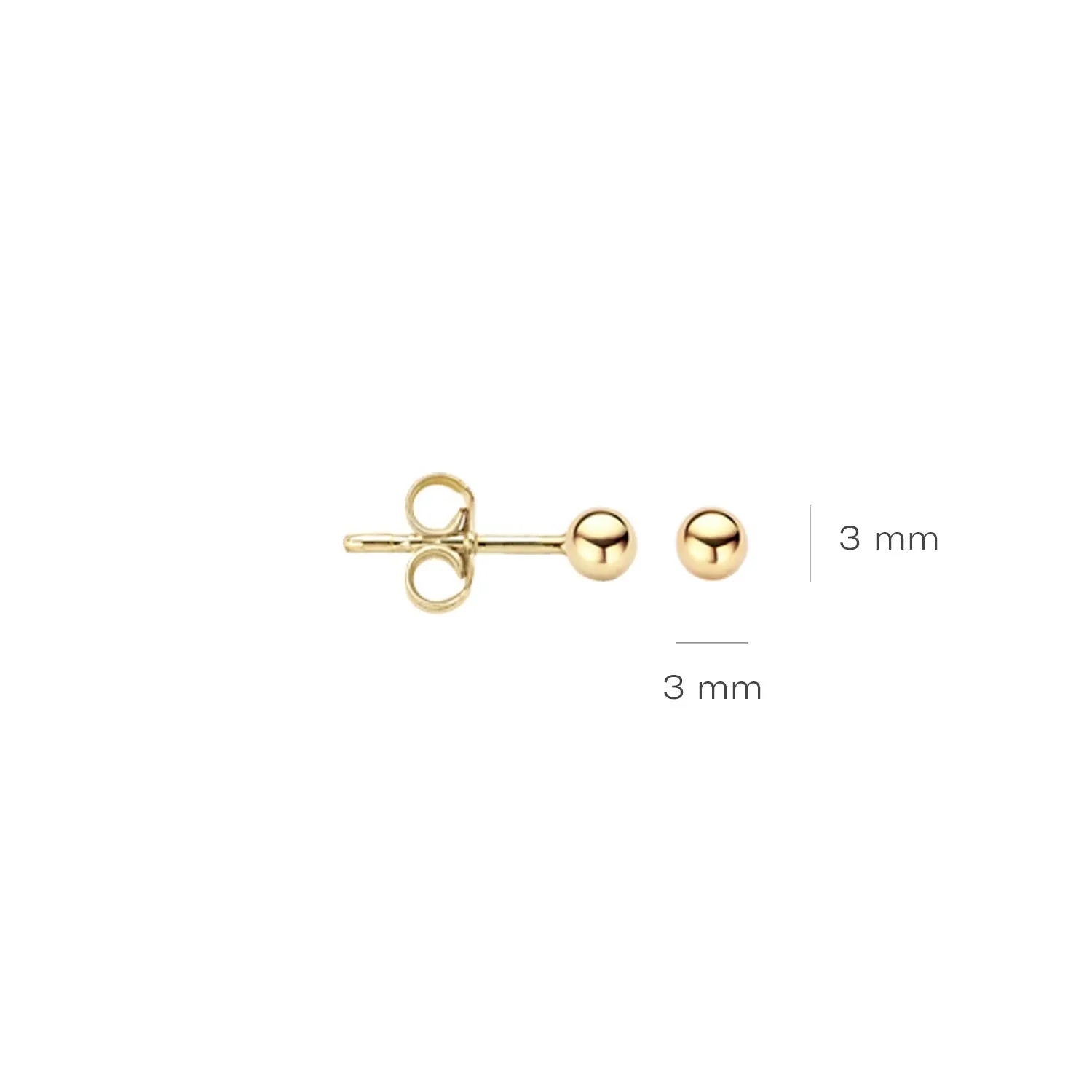 Blush - Boucles d'oreilles - Or Jaune 14k (7120YGO)