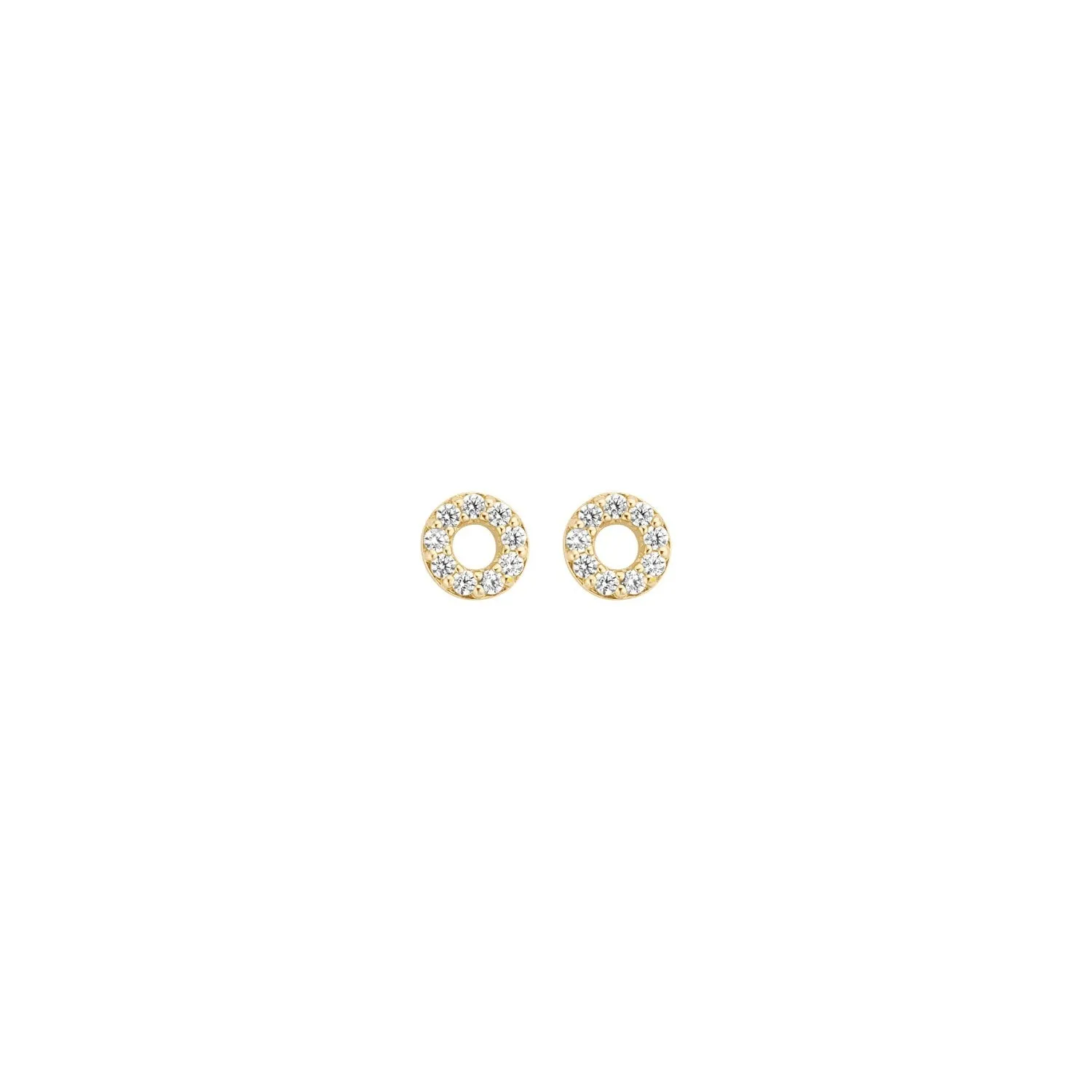 Blush - Boucles d'oreilles - Or Jaune 14k, Zircon (7193YZI)