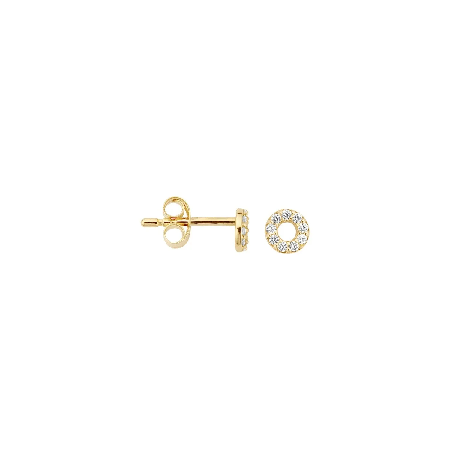 Blush - Boucles d'oreilles - Or Jaune 14k, Zircon (7193YZI)