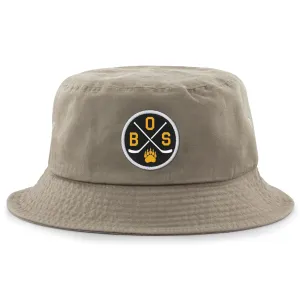 BOS Hockey Emblem Bucket Hat