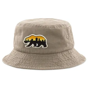 Boston Bear Skyline Patch Bucket Hat