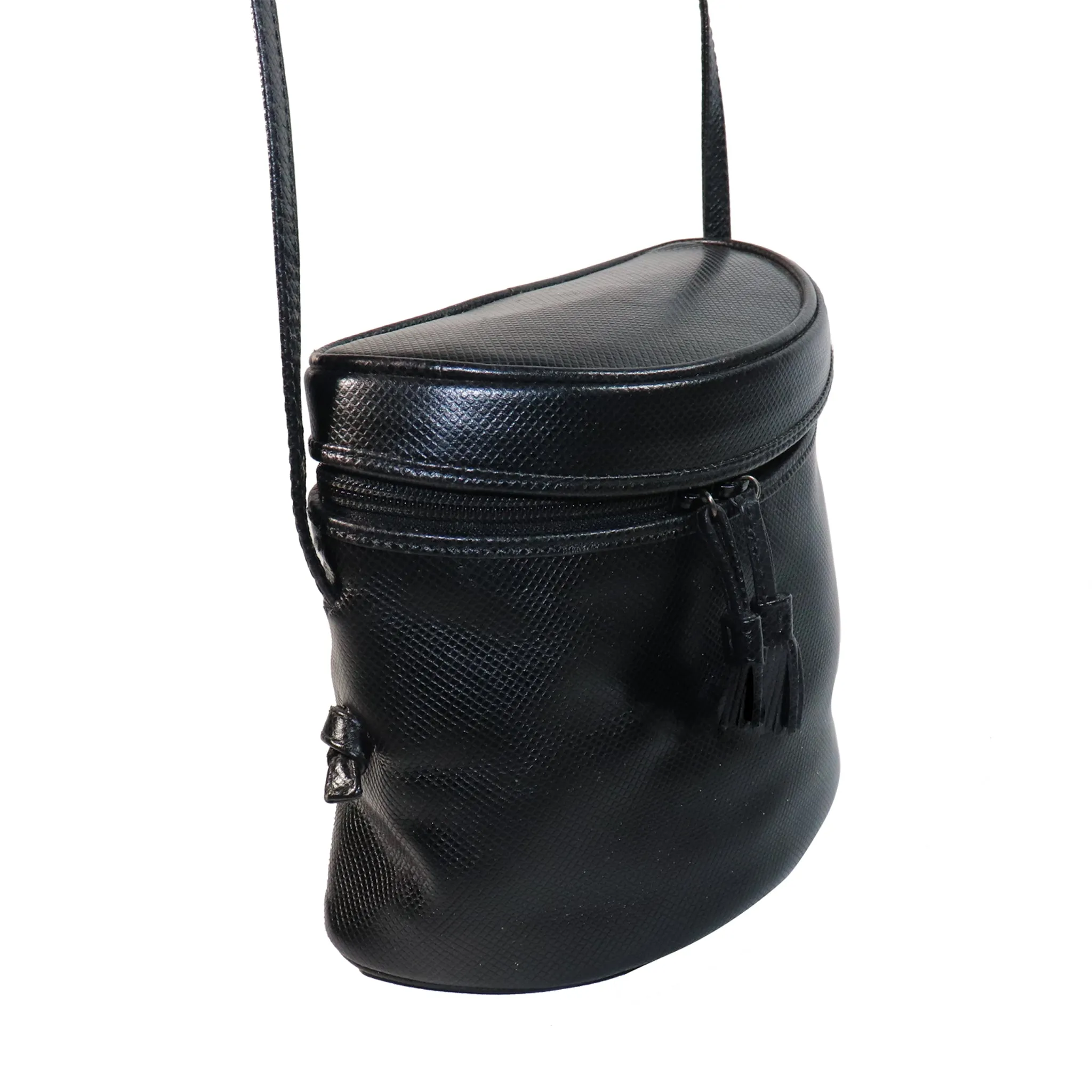 Bottega Veneta Black Half Circle Crossbody Purse