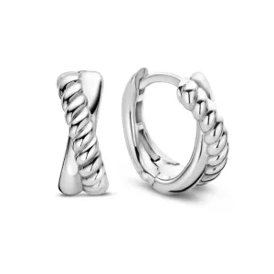 Boucles d'oreilles Créoles TI SENTO - Argent (7667ST)