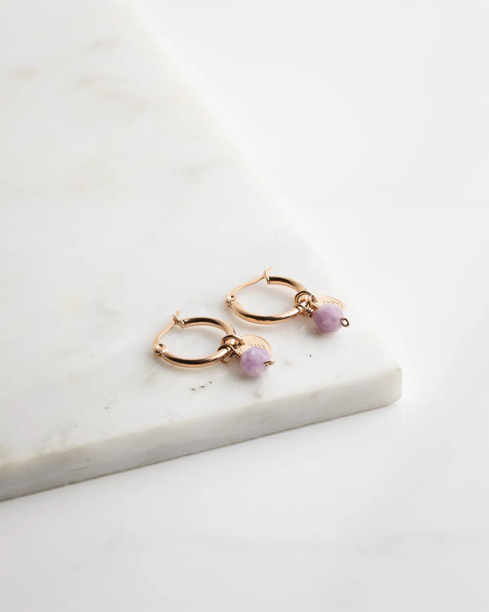 Boucles d'oreilles Didyma - Afti Violet (AF5)