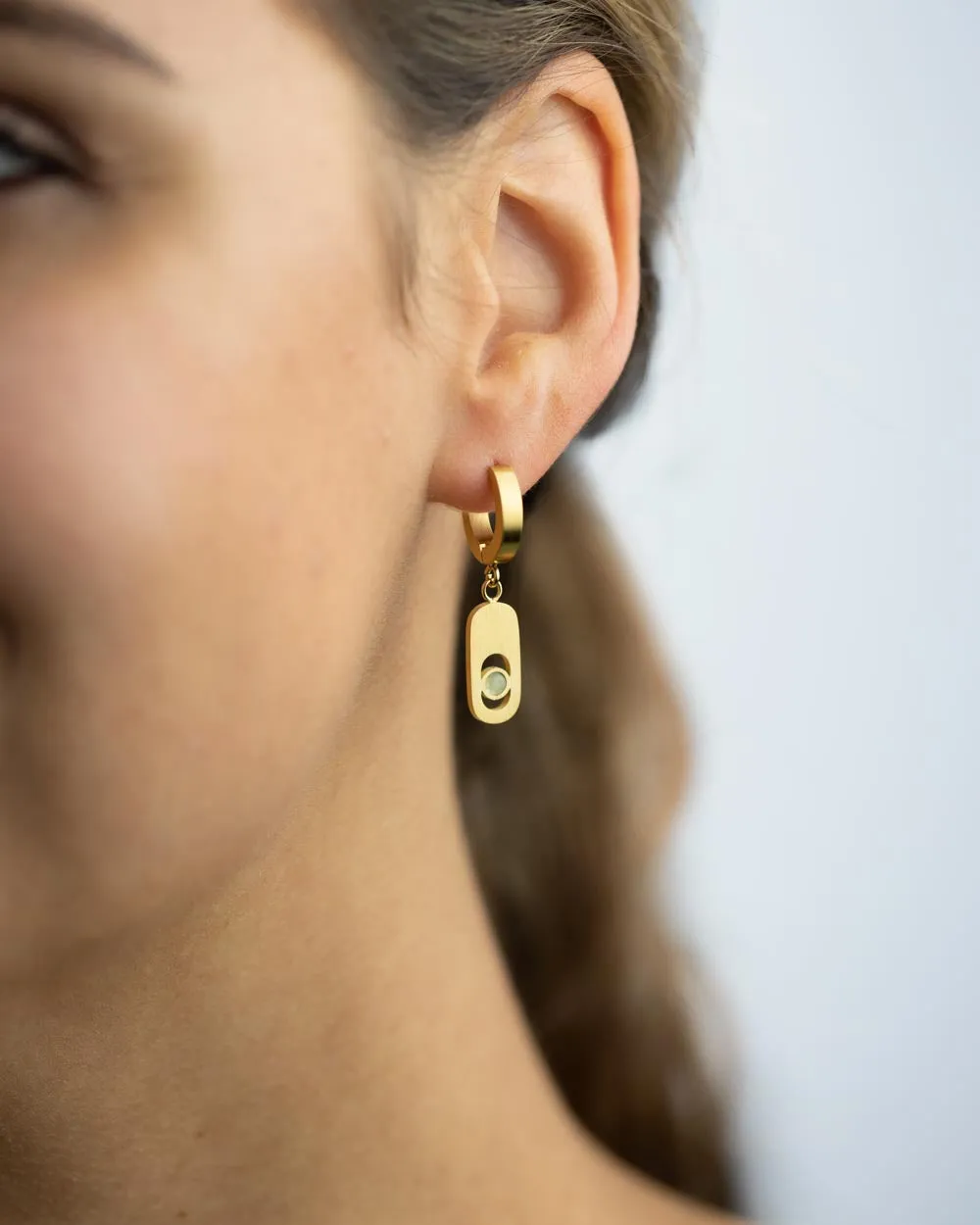 Boucles d'oreilles Didyma - Kéfi Gold Green (KE2)