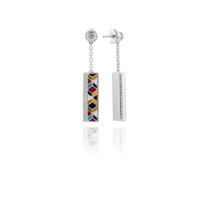 Boucles d'oreilles UNA STORIA - Siena, Argent et Zircons (BO121193)