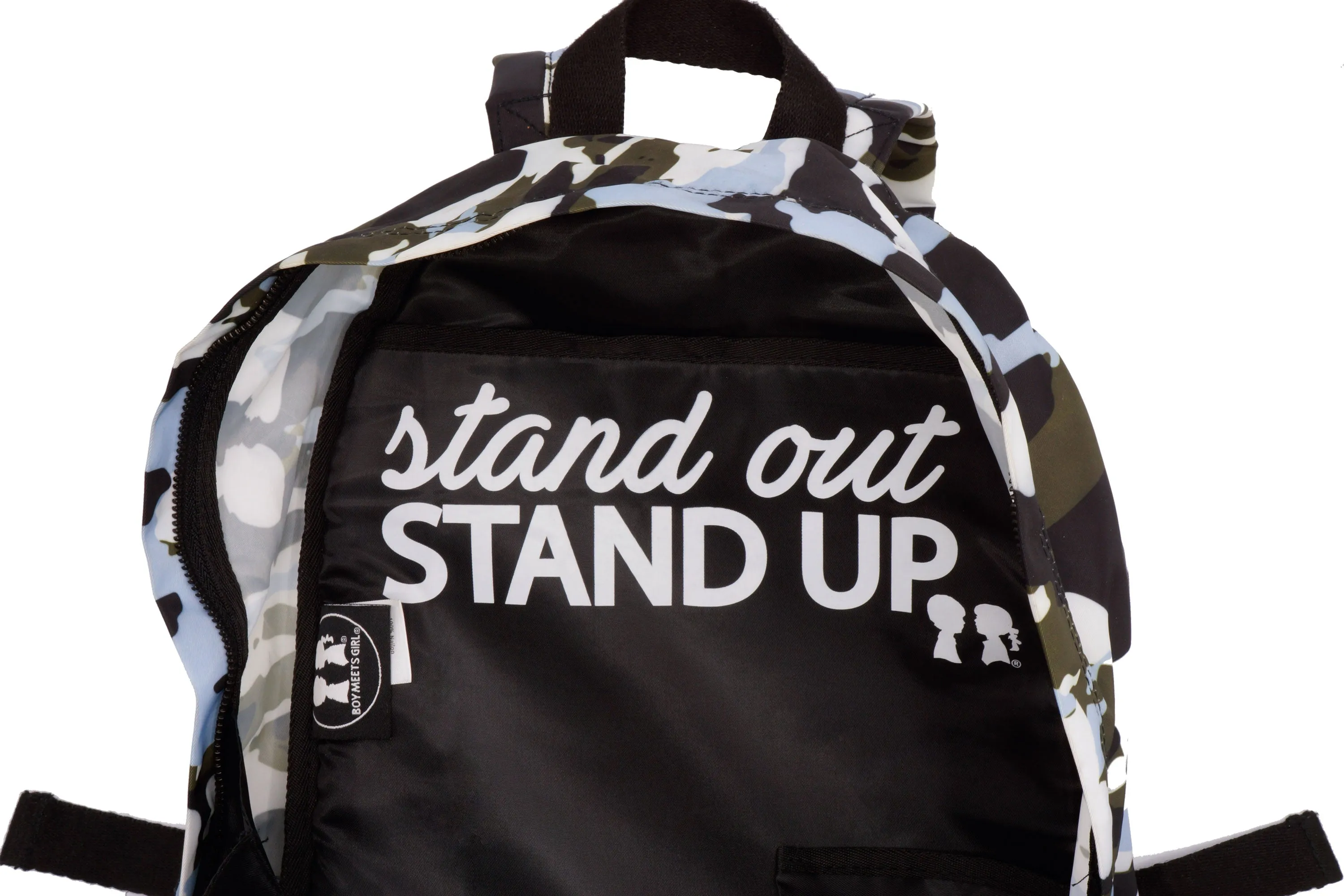 BOY MEETS GIRL® Camouflage Backpack