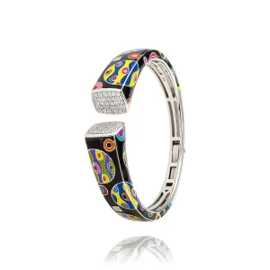 Bracelet Jonc UNASTORIA - Constellation, Argent et Zircons (JO121215)