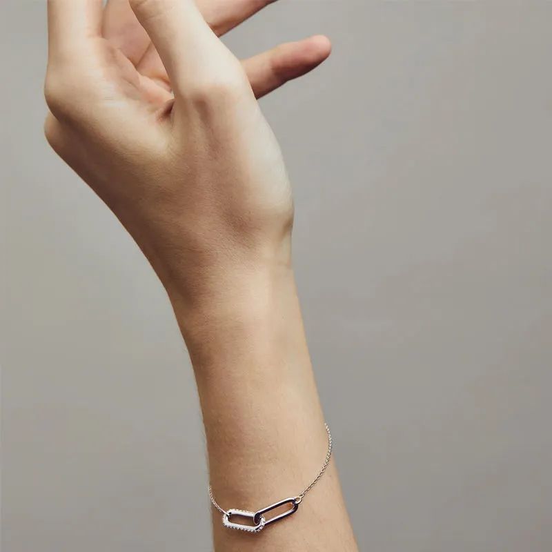 Bracelet TI SENTO - Argent, zircons (2960ZI)