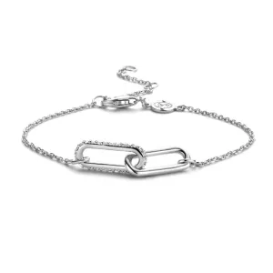 Bracelet TI SENTO - Argent, zircons (2960ZI)