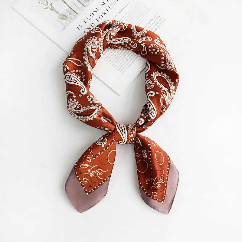 Bronze Paisley Tuch