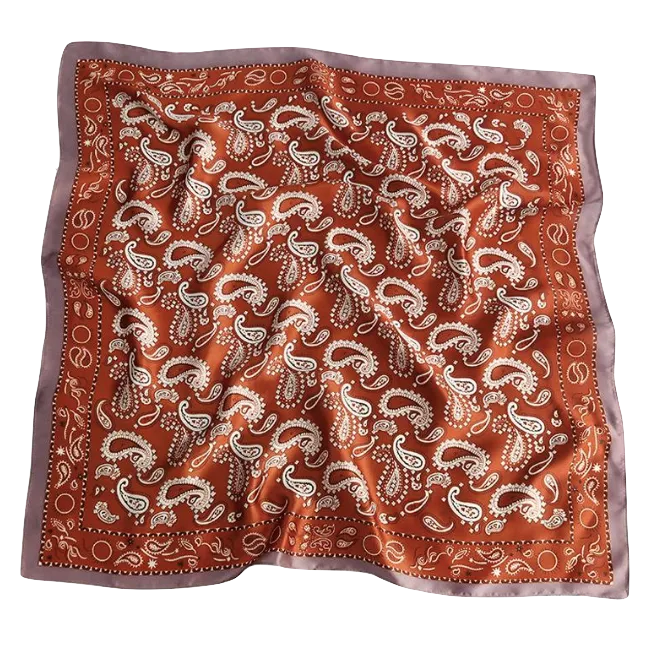 Bronze Paisley Tuch