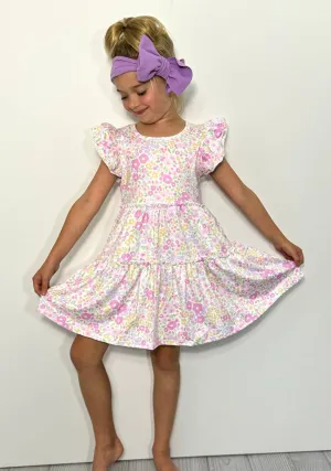 Bubblegum Floret Girls Dress
