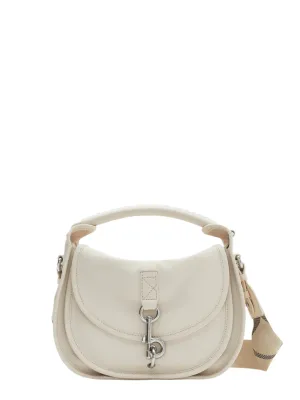 Buberry Small B Clip Messenger Bag in Soap