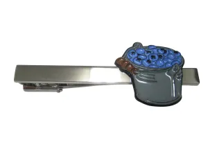 Bucket Of Blueberry Fruit Tie Clip