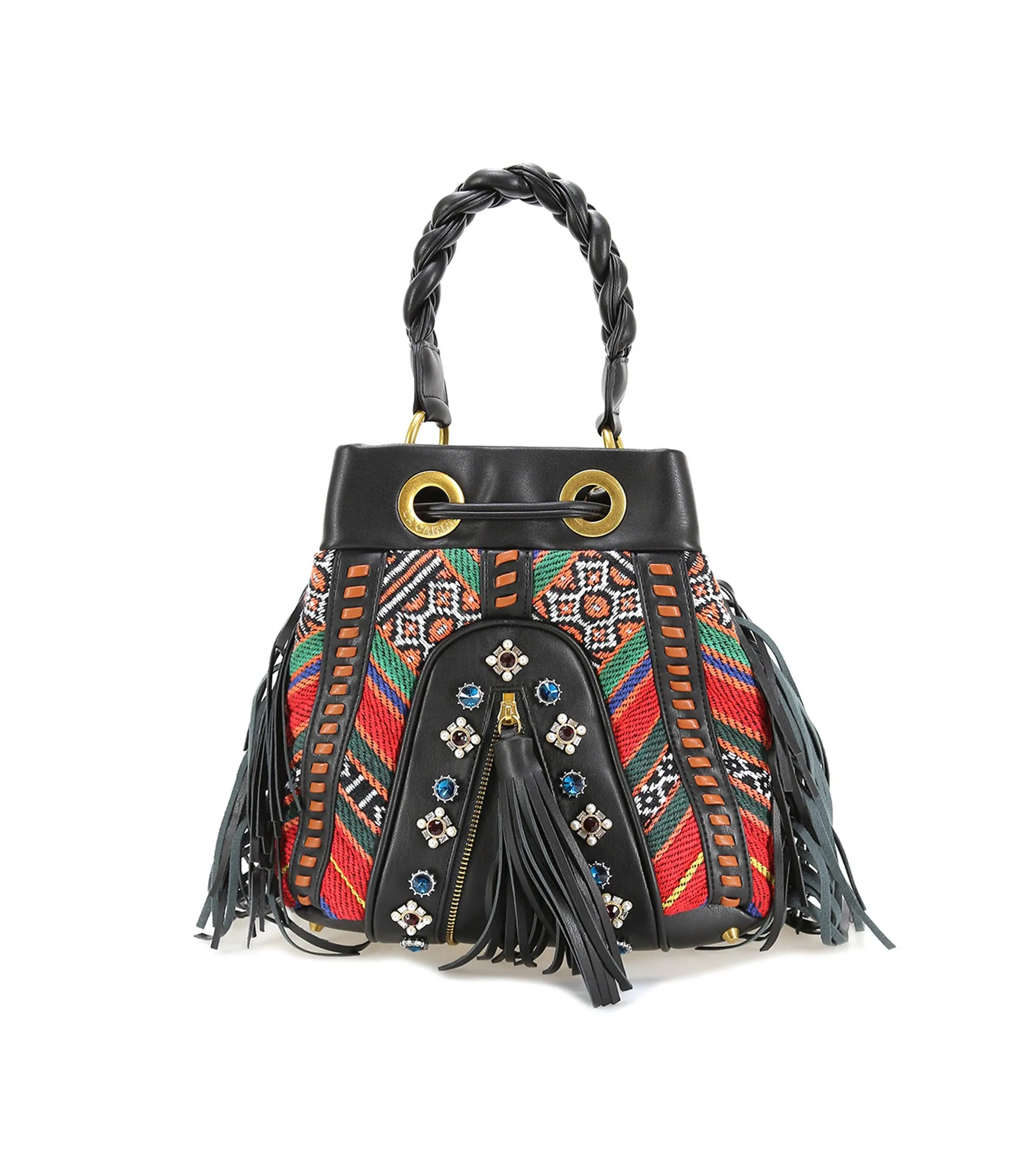 Bukara Squaw Bucket Tessuto   Ecopelle - Multi Color