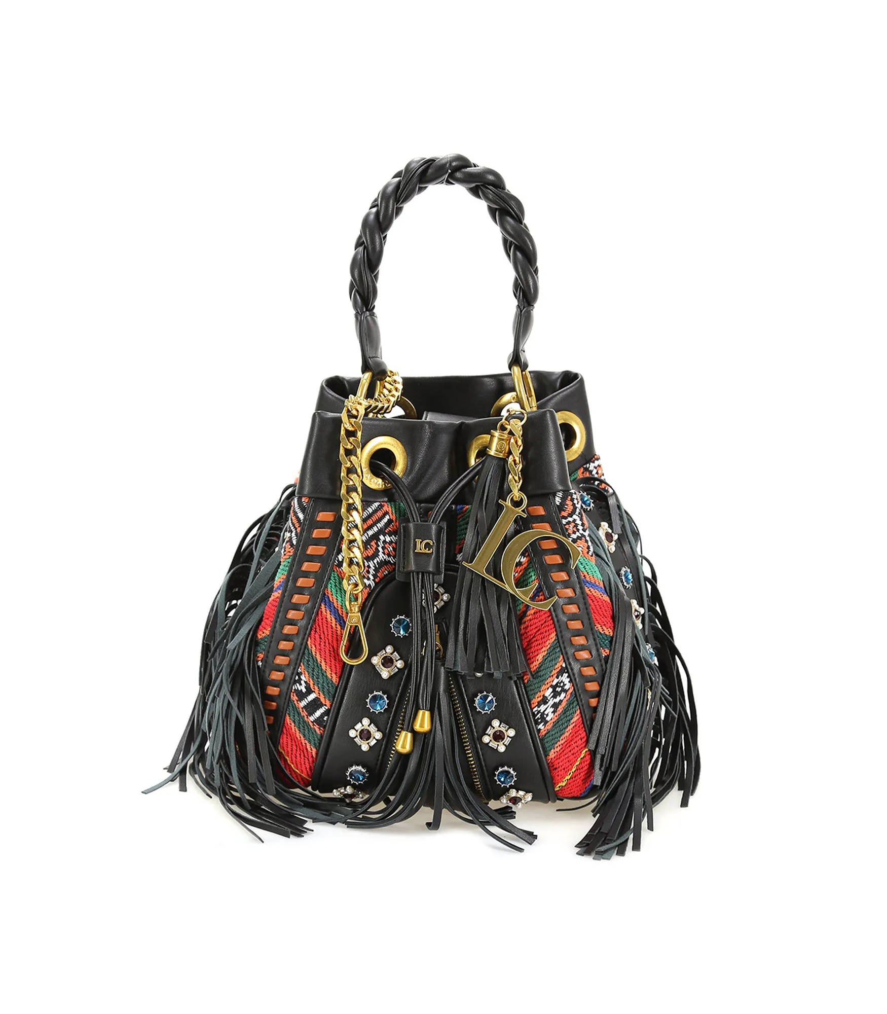 Bukara Squaw Bucket Tessuto   Ecopelle - Multi Color