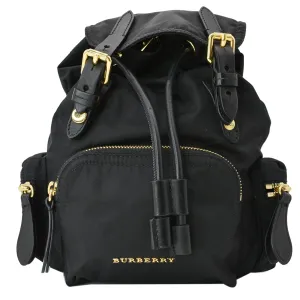 BURBERRY Technical Rucksack Nylon Backpack Bag Black