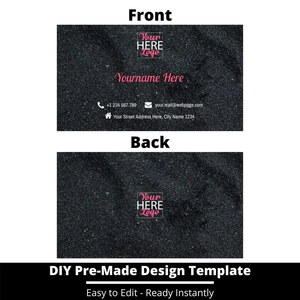 Business Card Design Template 130