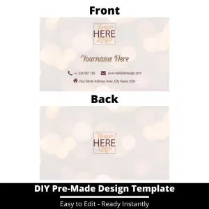 Business Card Design Template 165