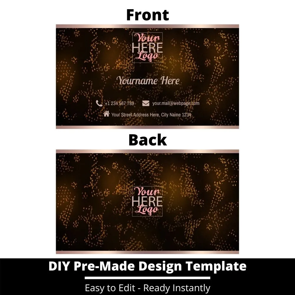 Business Card Design Template 19
