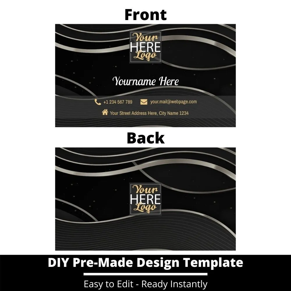 Business Card Design Template 201
