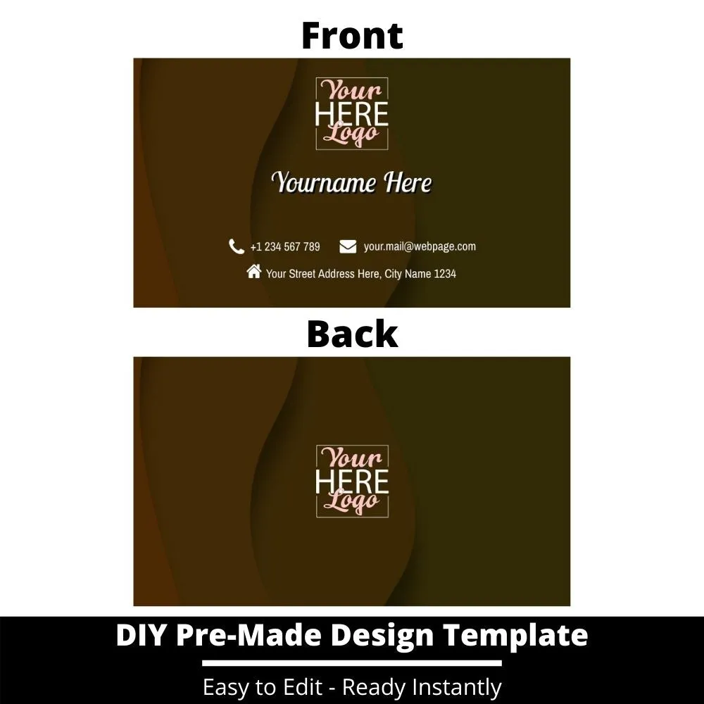 Business Card Design Template 9