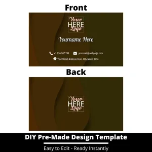 Business Card Design Template 9
