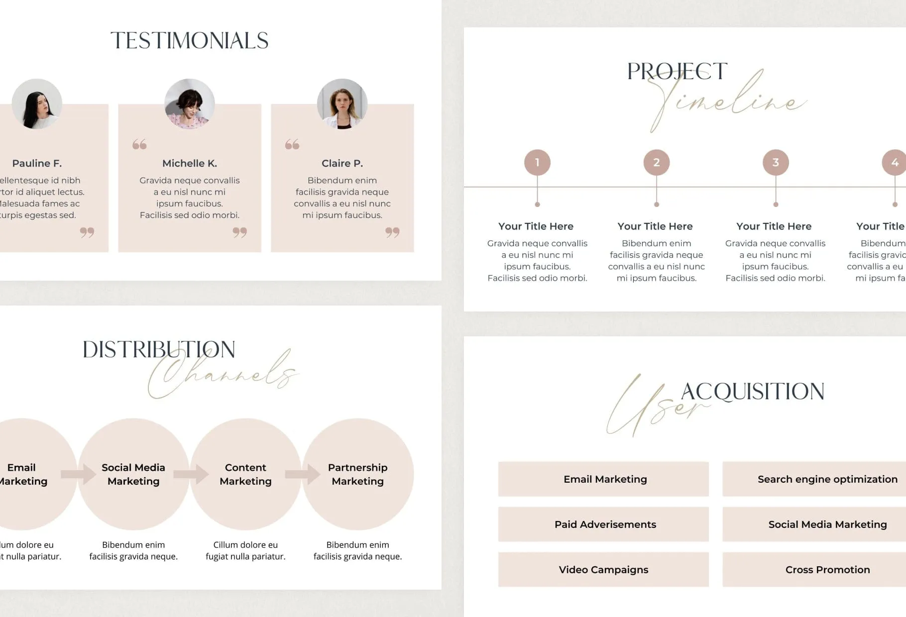 Business Plan Presentation Sage Collection Fully Editable Canva Template