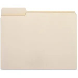 Business Source 1/3 Cut Tab File Folders