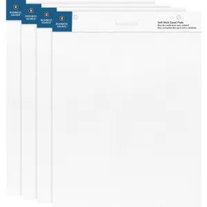 Business Source 25"x30" Self-stick Easel Pads