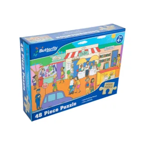 Butterfly Wooden Puzzle A4 48 Piece Assorted Designs